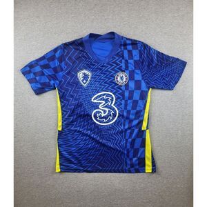 Chelsea FC Soccer Home Jersey #3 & #100 AV Elite Donus Mens Size Small‎